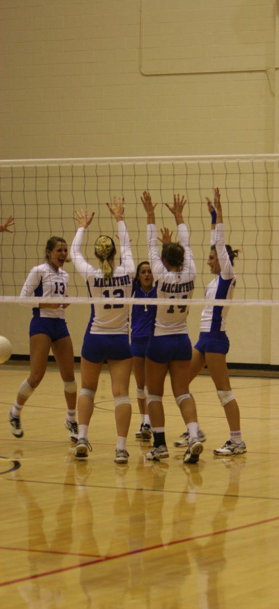 Lady Brahma volleyball wins region quarterfinals