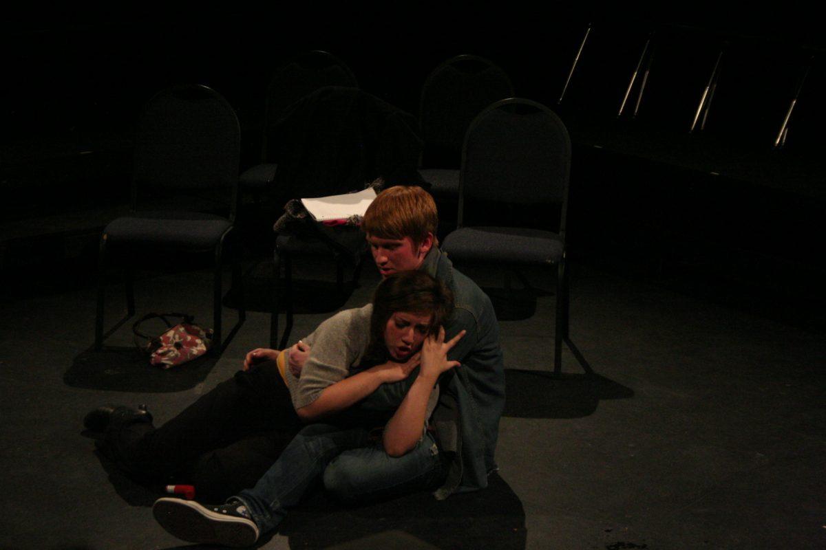 Kevin Davis (11) and Vanessa Guadiana (12) in Our Lady of 121st Street. Photo by Sean Galvan