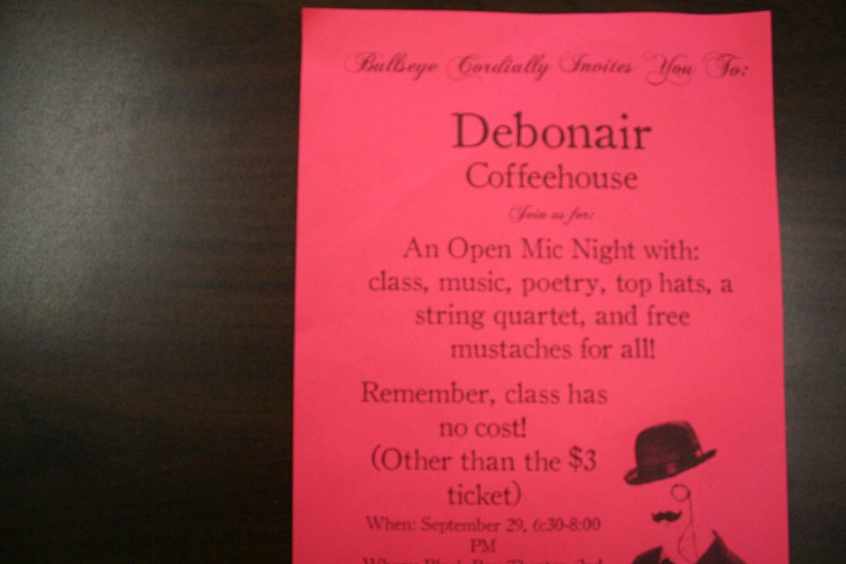 Debonair Coffeehouse: Music, Poetry and Mustaches