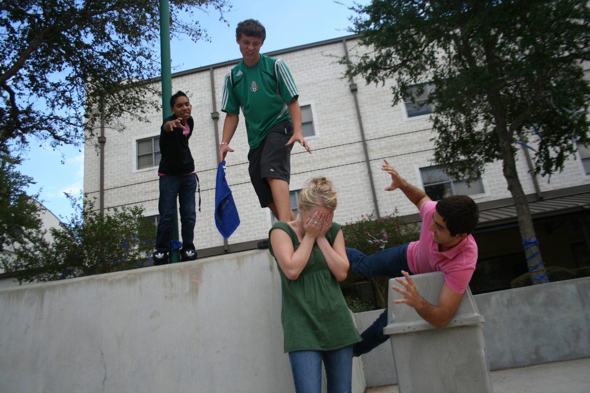 juniors David Garcia, Harley Hill, Valyssa Smith, and Hans Escobar. photo by Patty Zaragoza