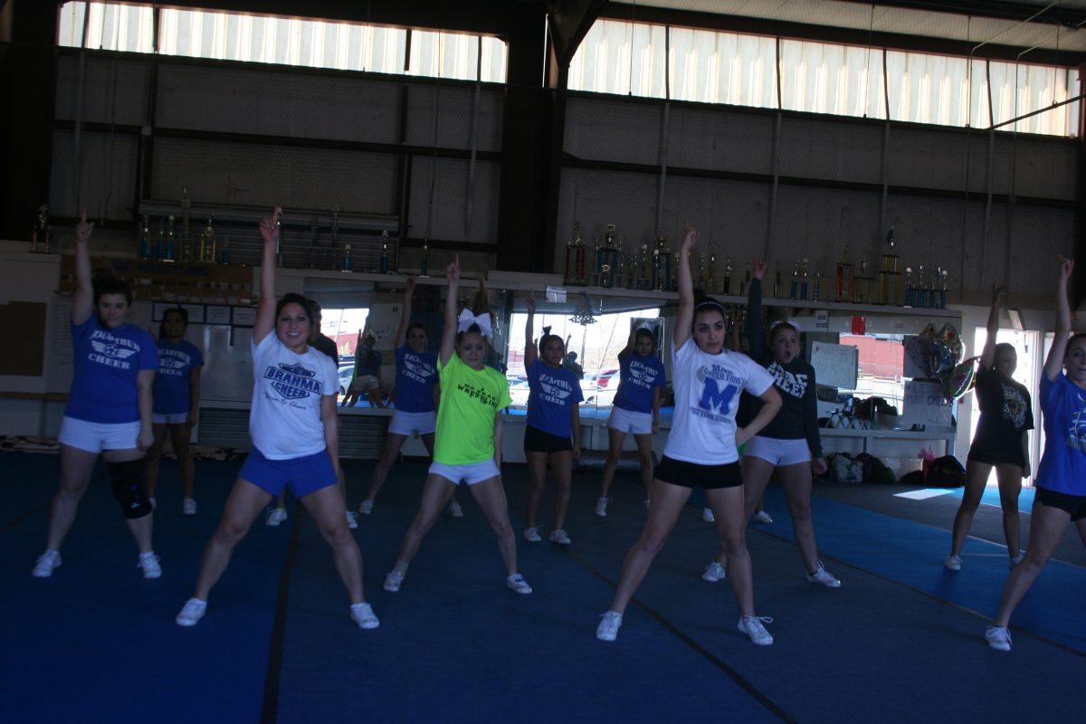 Varsity Cheer Practice 