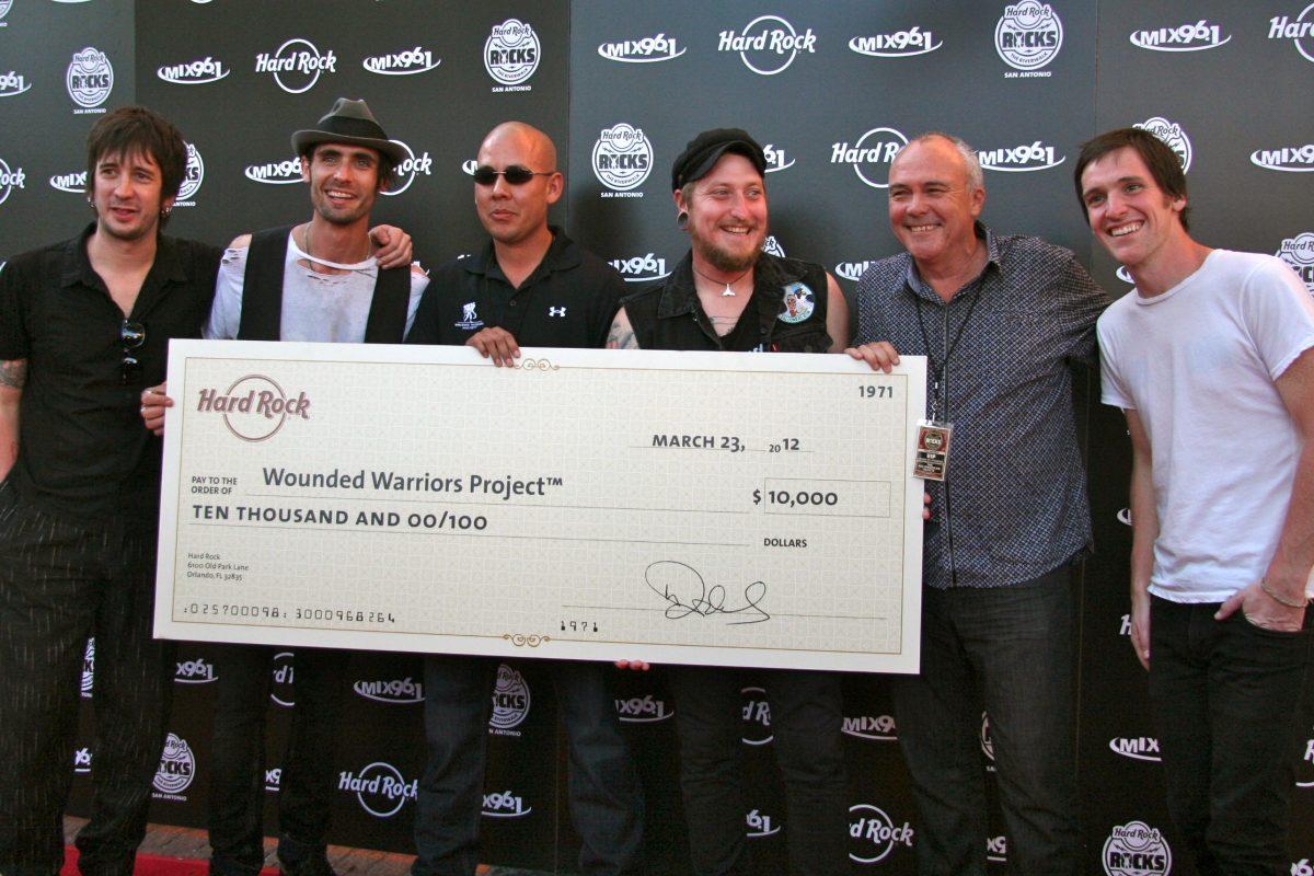 The All-American Rejects and President and CEO of Hard Rock International, Hamish Dodds. 