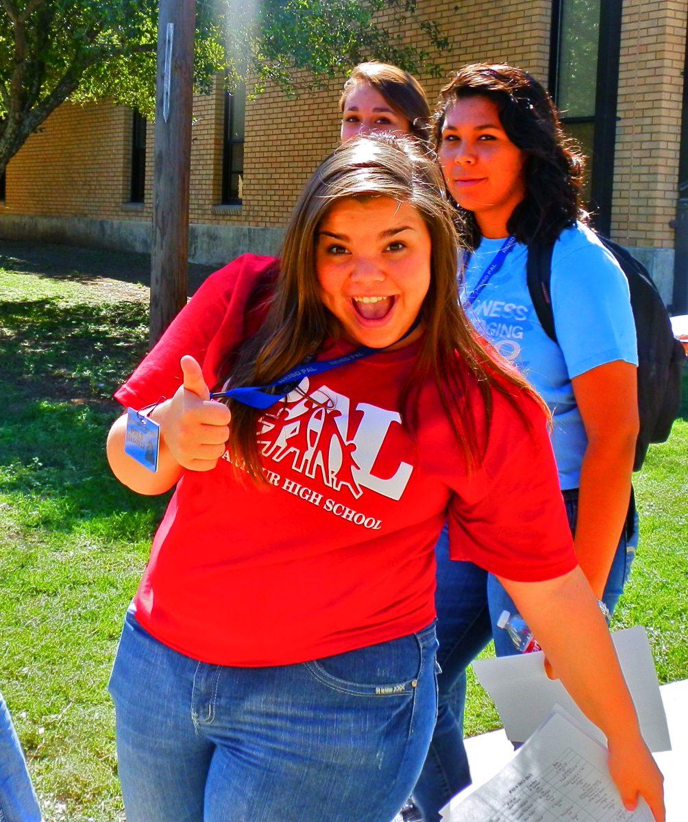 from file: Made it to their senior year of PALS above Katie Perelli right Cassie Gutierrez photo by Patty Zaragoza