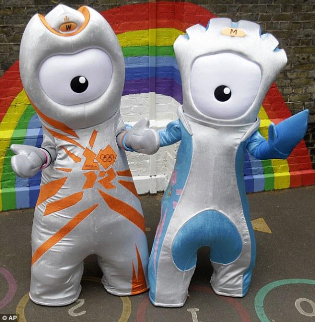 Wenlock and Mandeville, the official London 2012 mascots. Yes, they are terrible, and yes, they are real. Photo credit goes to the Daily Mail.