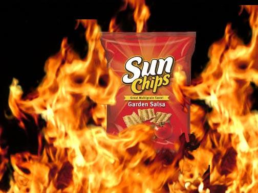 This is how I feel about SunChips. Digital artwork by Estefania Lamas