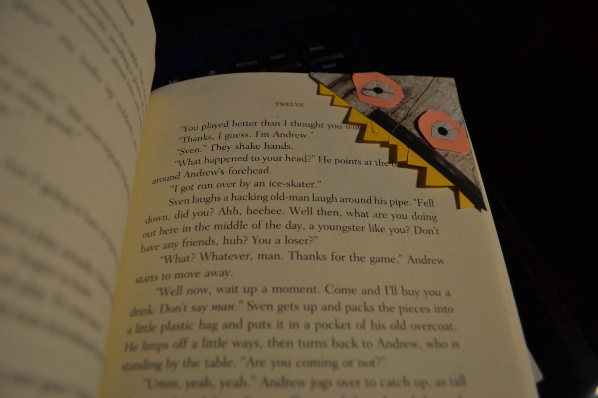 The actual bookmark you're learning to make. Photo by Sarah Morales