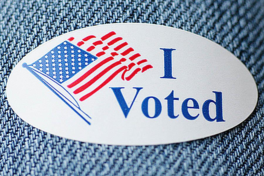 The famous "I Voted" sticker.
Photo by ant.blogspot.com