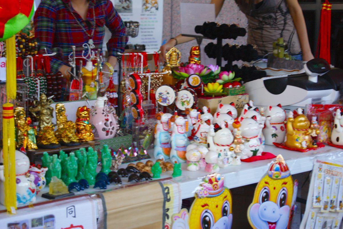 Crafts for sale at the festival