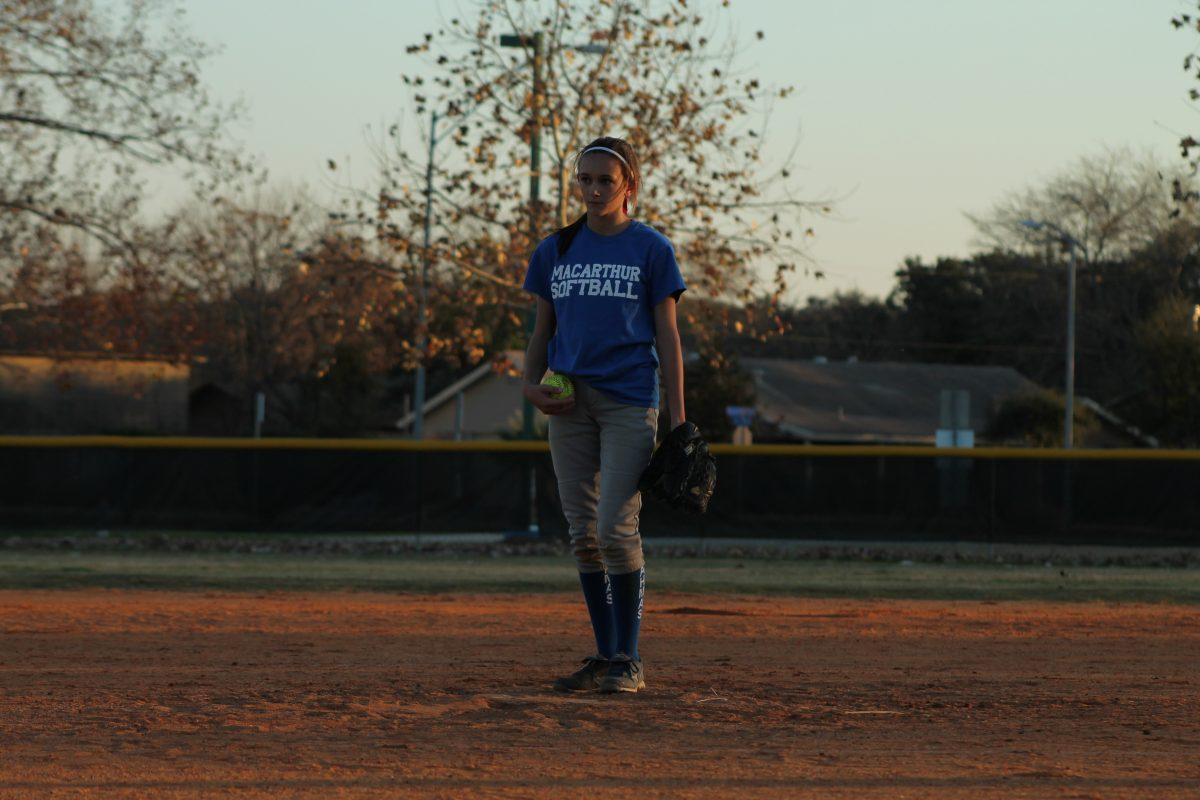 Patmor hard at work on the mound.
Photo by Erin Schroeder