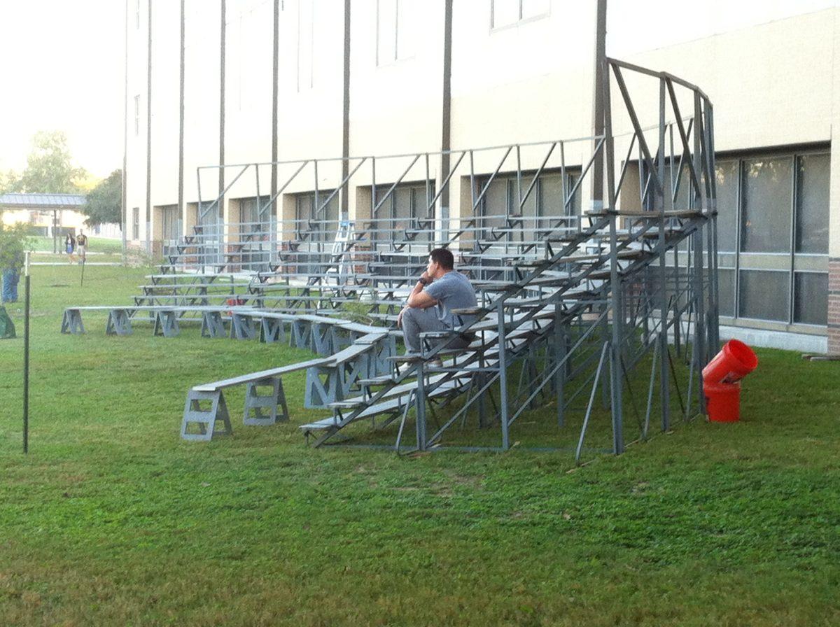 Senior panoramic set up. Photo by Stephanie Smith