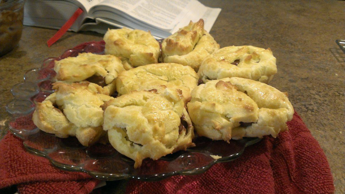 Yummy, but rich, this recipe produces about 10 cream puffs that are the perfect treat for guests on a cooler day.