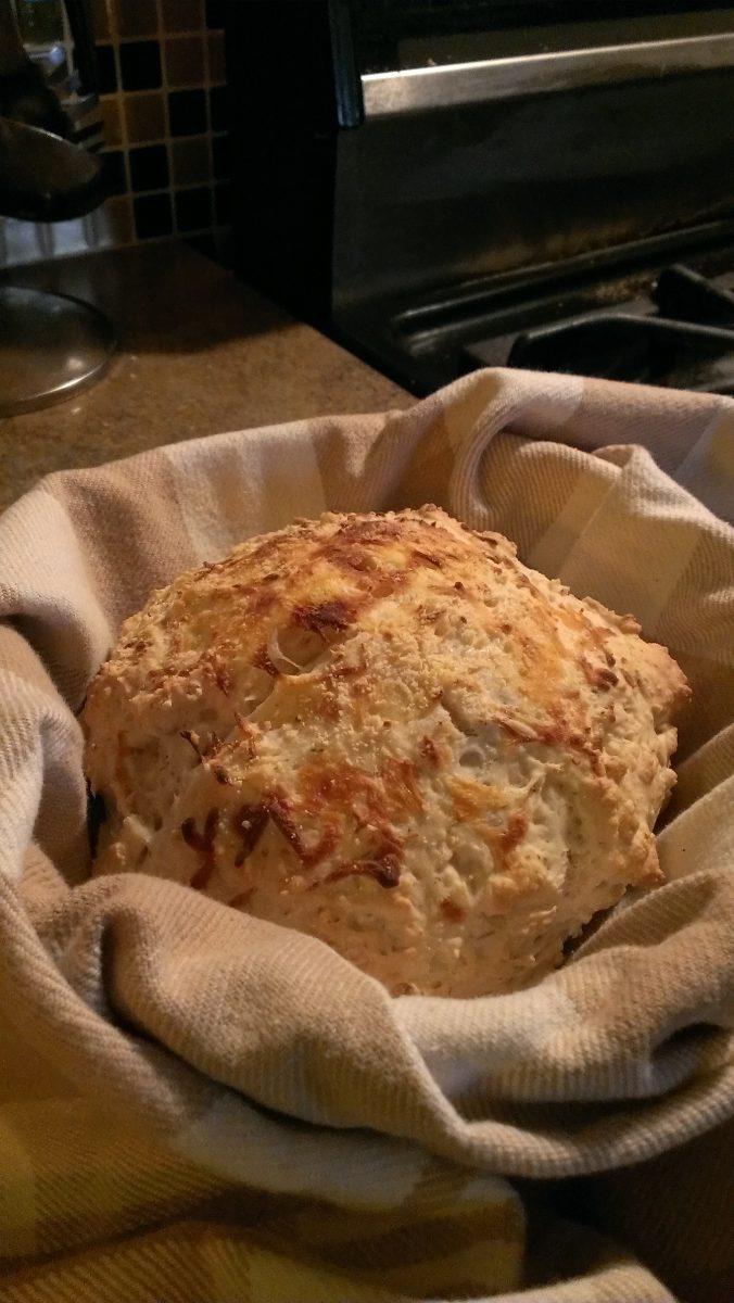 Offbeat Bites: Easy Cheesy Soda Bread