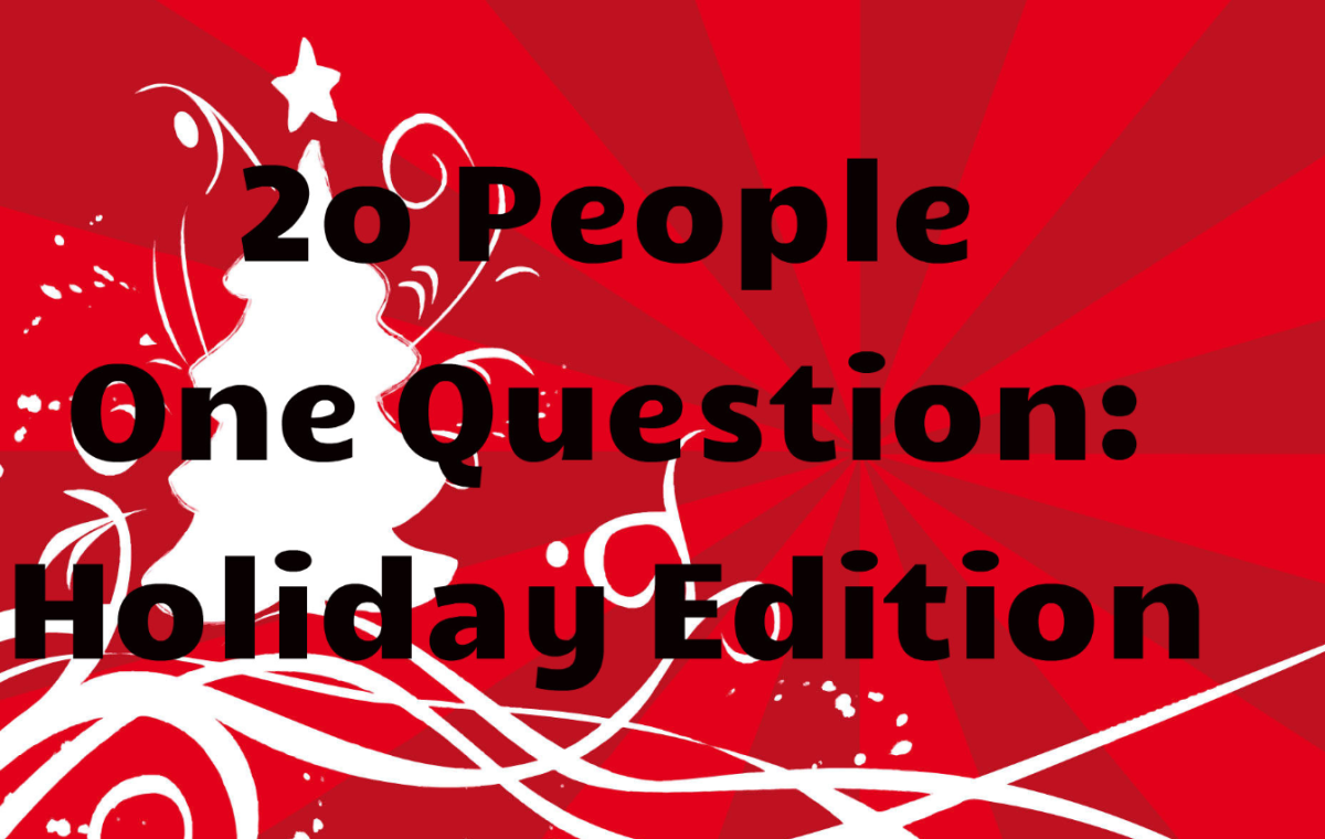 20 People, One Question: Holiday Edition