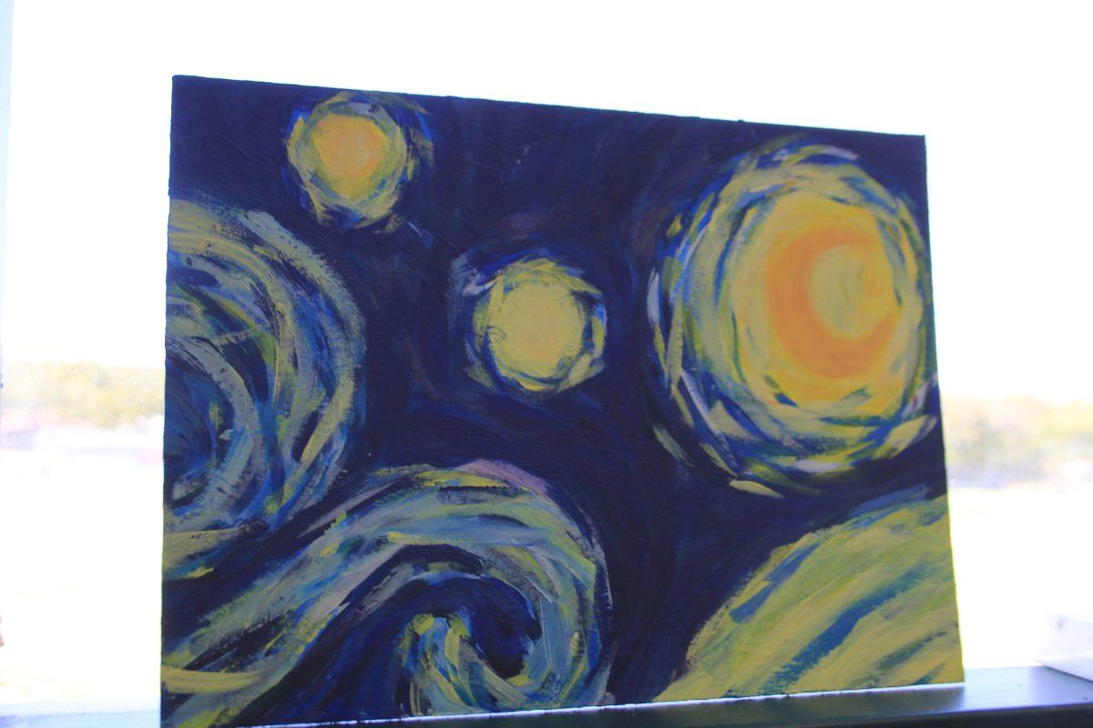 A Starry Night Prom 2014-
Artwork by Madison Baber 