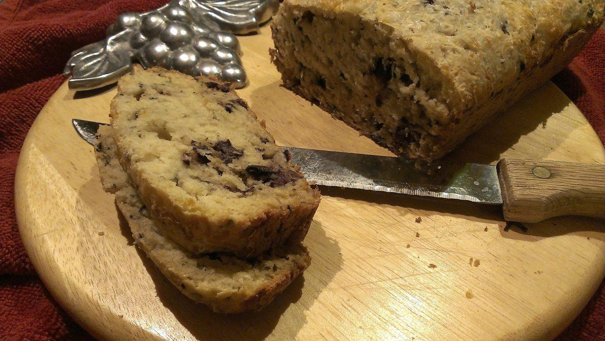 Offbeat Bites: Kalamata Quick Bread