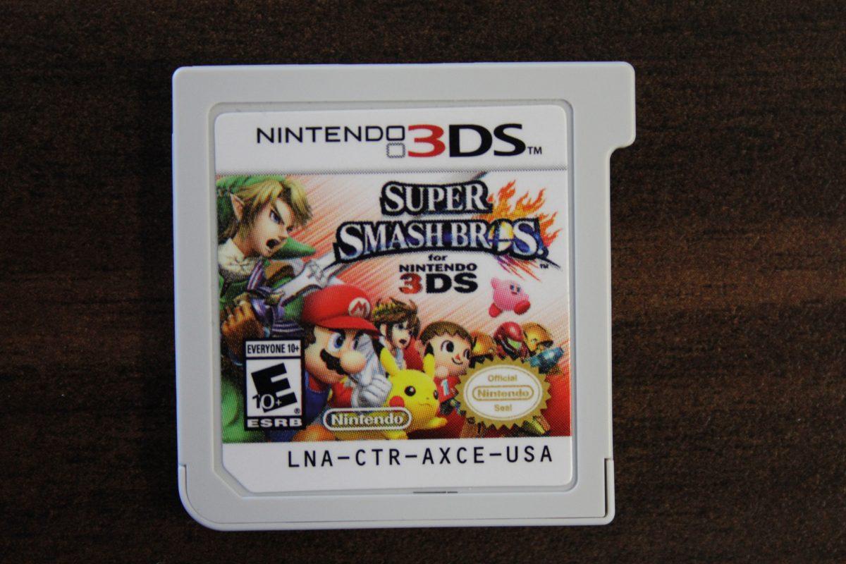 Pic of the SSB game cartridge.
Photo By Frank Garcia