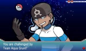 New look for the Team Aqua grunts.  Photo By www.pokemonrubysapphire.com