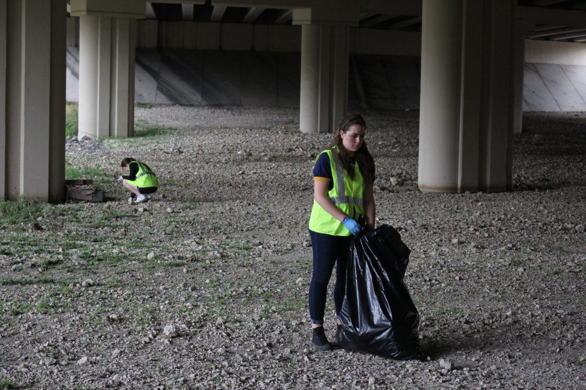 Lets make the planet cleaner. Featuring  Marissa Varges and Tina Roha. Photo by: Jacob Dukes.