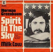 Norman Greenbaum's Spirit In The Sky single cover art. Photo from Google images