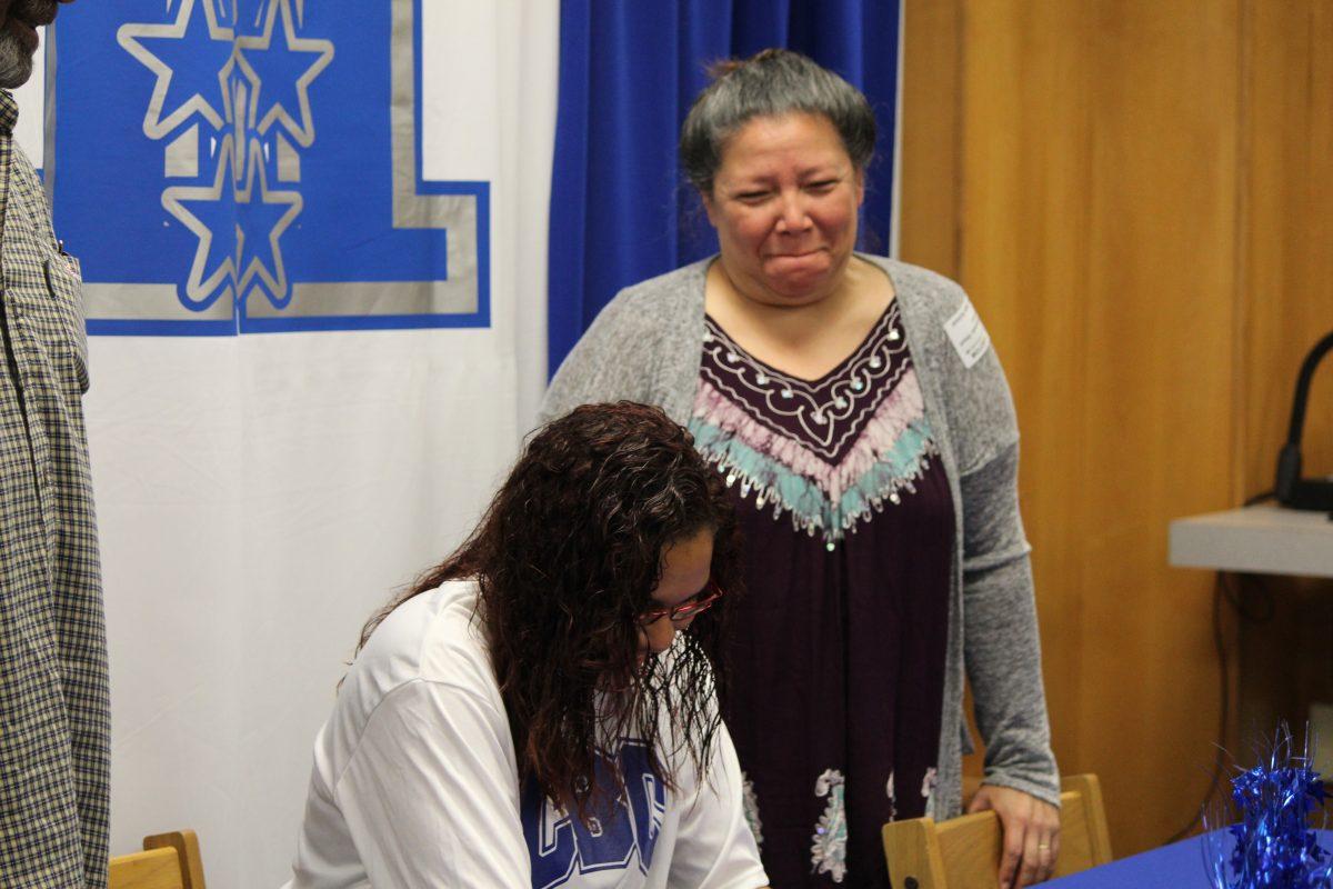 Gabby Signing with Coastal Bend College