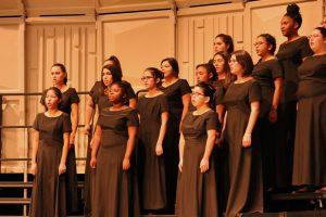 The Camerata choir performing "Who Can Sail". Photo by: Julia Rash