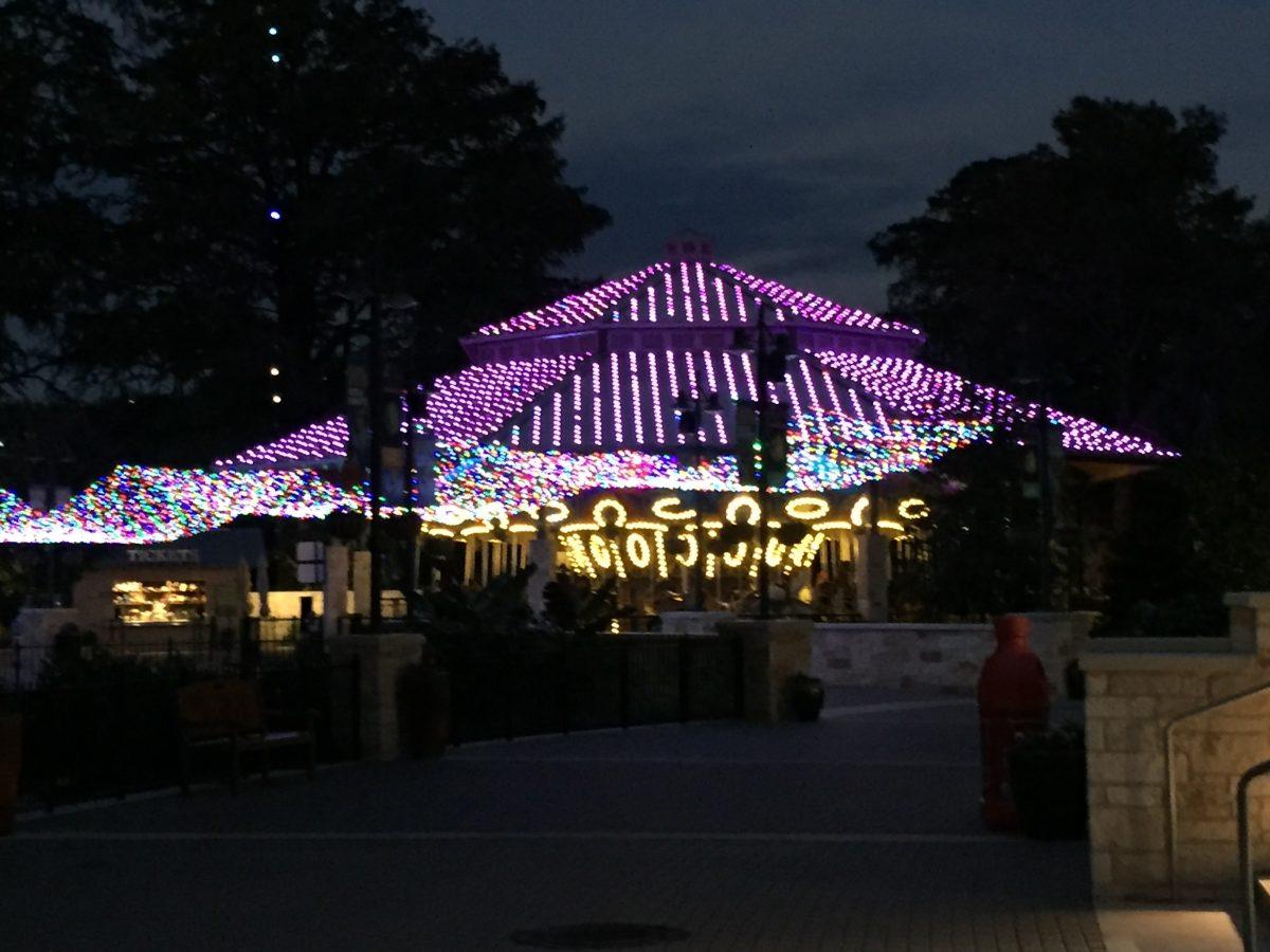 The Zootennial carousel.
Photo by Frank Garcia