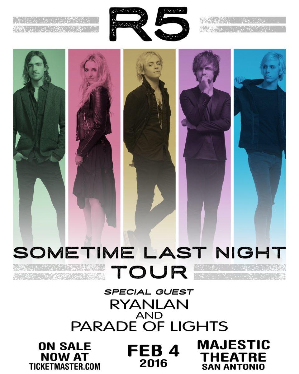 Released Poster of the bands tour