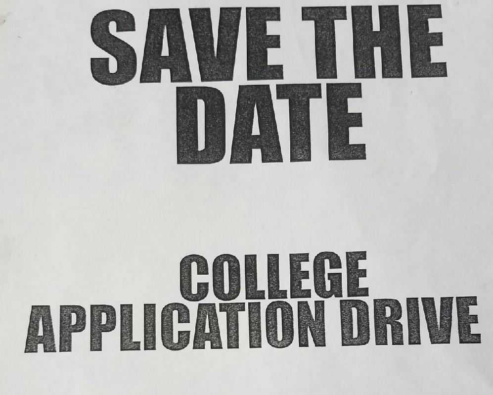 The College Application drive. photo taken by Nastasha Vallejo