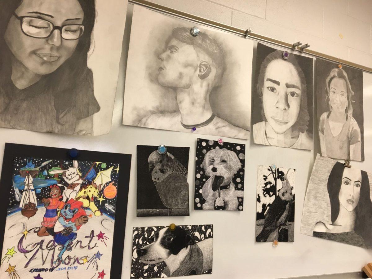 Artwork from Mrs.Barajas' room. Photo by Karen Mendoza