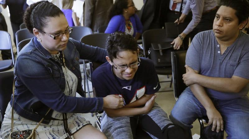 Jonathan and his family. Picture from npr.org