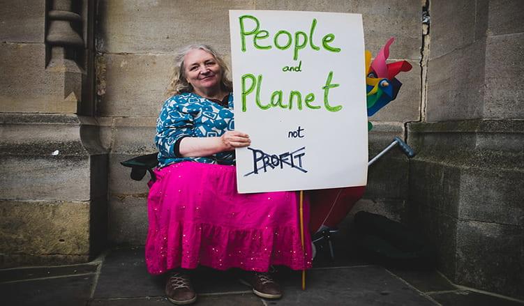 Climate Change March - Parliament Square, London, UK