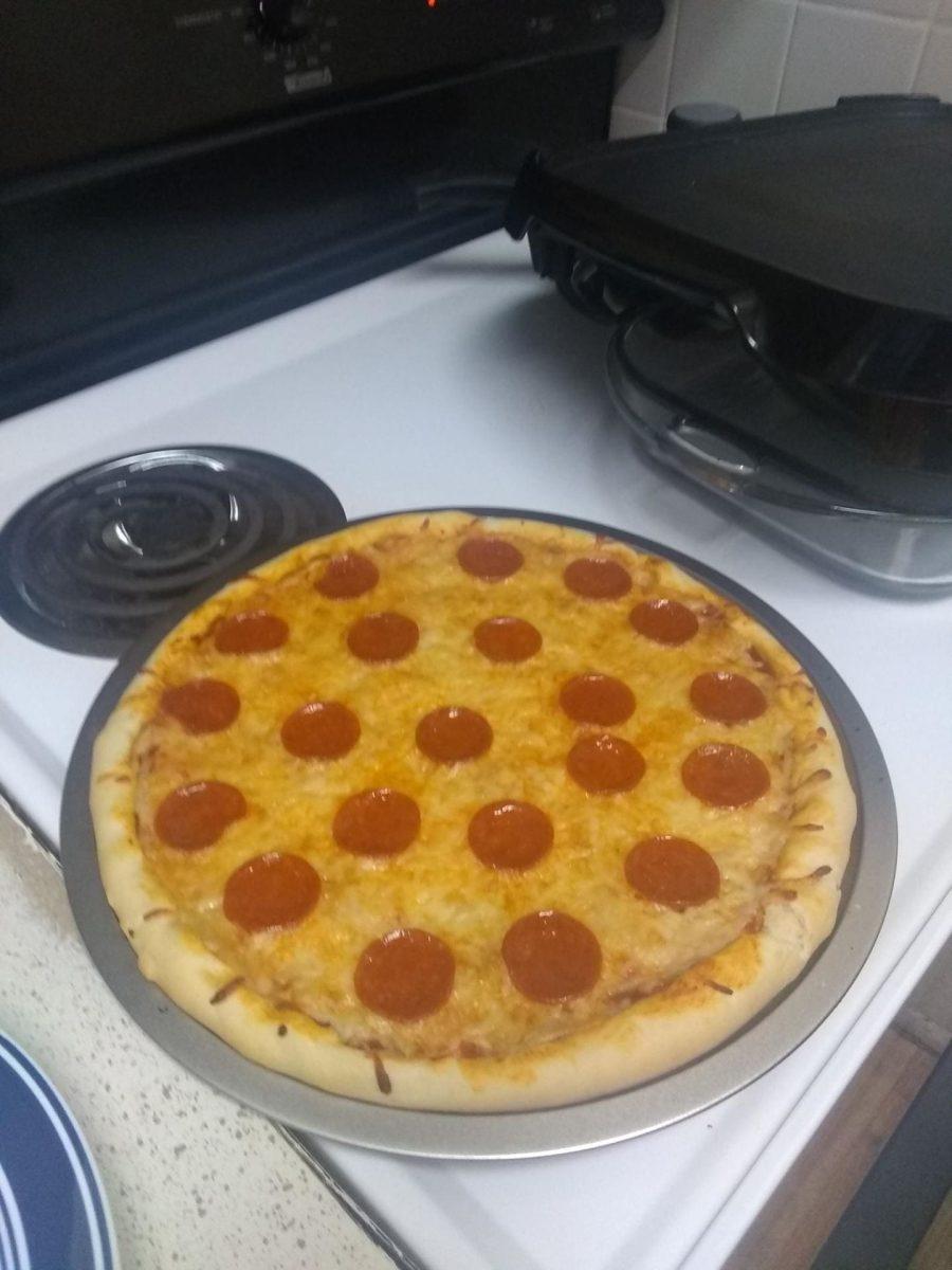 A pizza made from scratch. Photo from Karen Mendoza