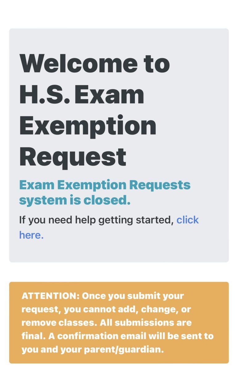 Exam Exemptions With a New Twist