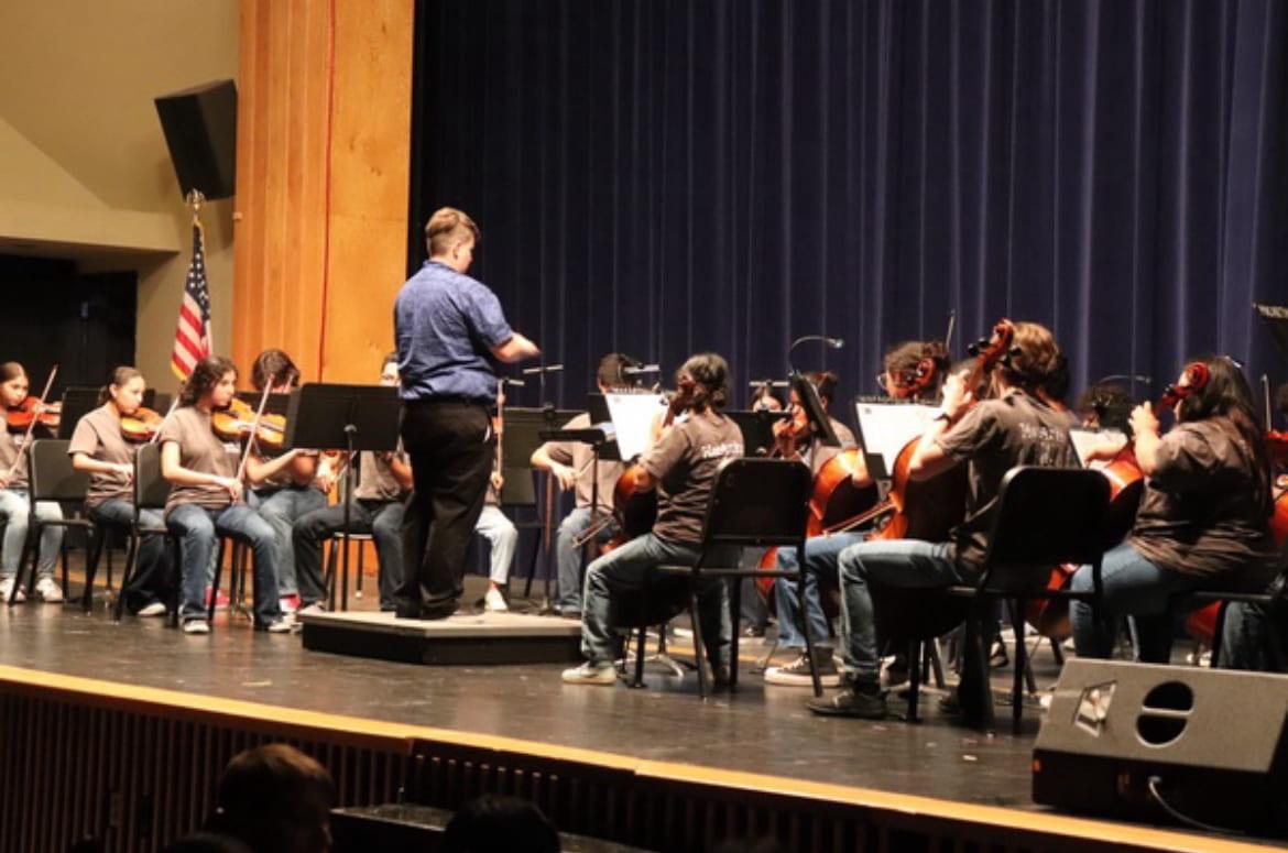 Orchestra Fall Concert on Oct. 3, 2023 in Brady Auditorium.