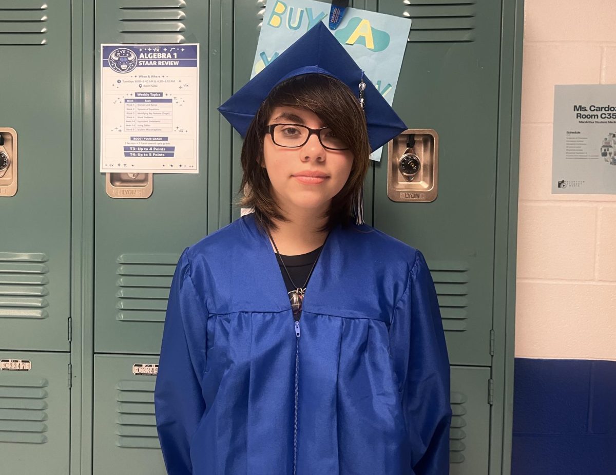 Kaii Campos, ready for graduation